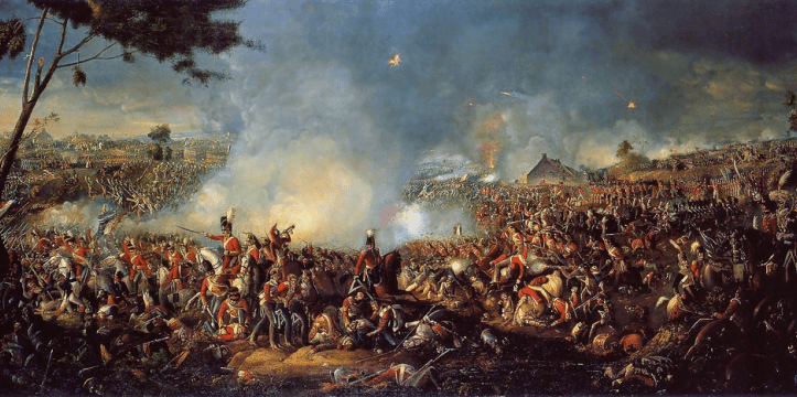 Battle of Waterloo - schilderij van William Sadler