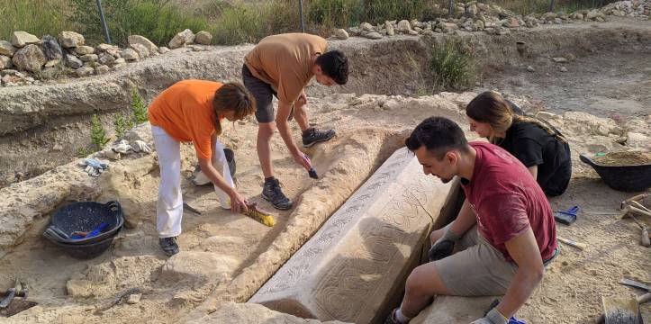 Opgraving Visigotische sarcofaag