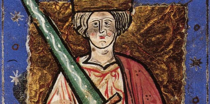 Koning Ethelred II, die opdracht gaf voor de Slachtpartij van Sint-Brixius
