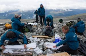 archeologisch onderzoek lendbreen gletsjer noorwegen