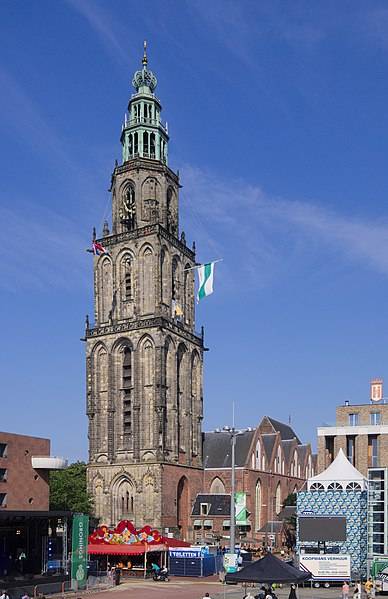 De Martinitoren in Groningen. 