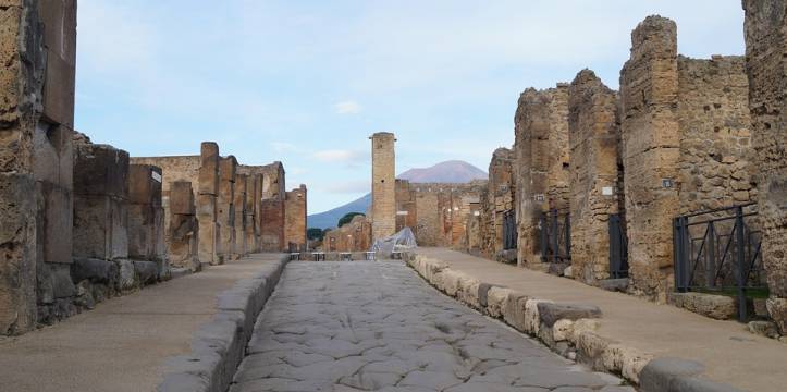 De ontdekking van Pompeii