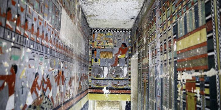 Opgegraven Egyptische tombe Sakkara