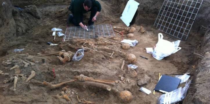 Skeletten onderzoek in Den Bosch