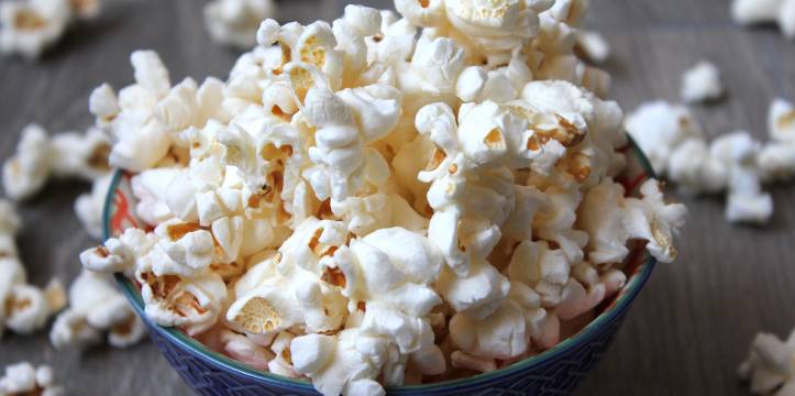 Popcorn bij de filmavond