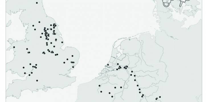 Verspreidingskaart Archeologie Nederland
