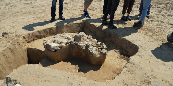 Blootgelegde resten van Romeinse bouwwerken in Tongeren