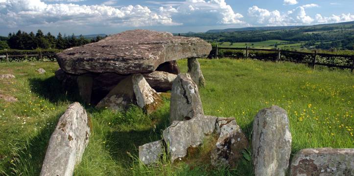 Arthur's Stone, een van de bekendste stenen monumenten van Engeland