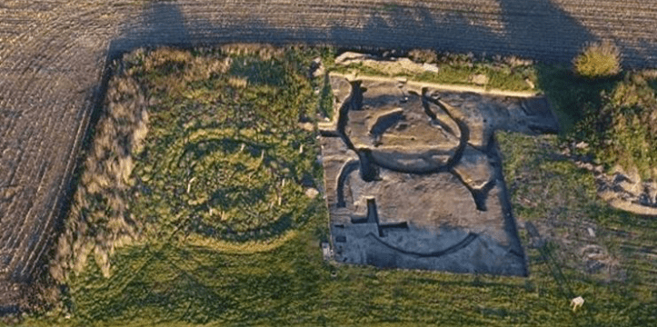 De vindplaats van de artefacten