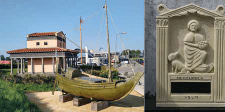 Reconstructie van Tempel en schip in Colijnsplaat & het Nehalennia 2.0 votief