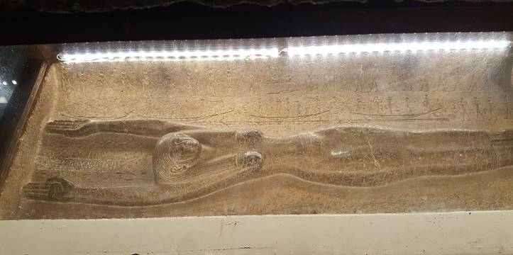De sarcofaag van farao Merenptah