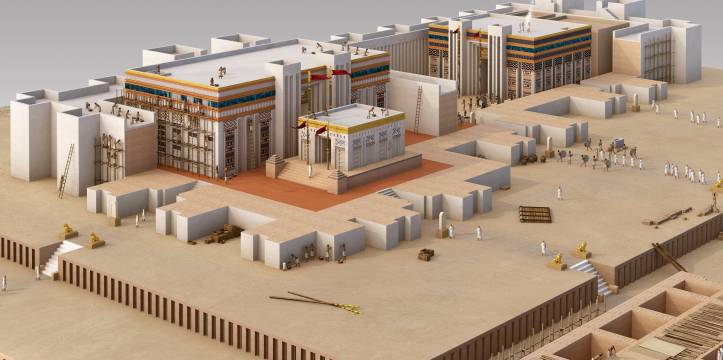 Digitale reconstructie van de tempel van Girsu