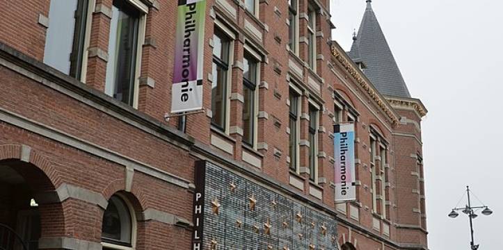 De Philharmonie in Haarlem.