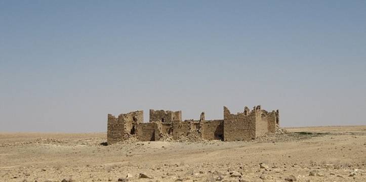 De ruïne van een Romeins fort in Basr Qashir, Jordanië. Foto ter illustratie. 