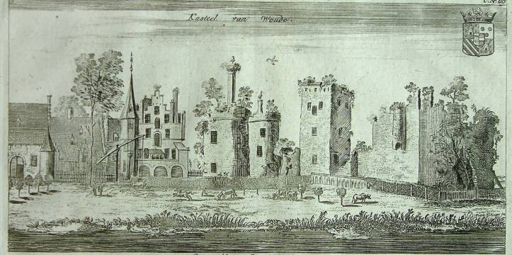 Het kasteel van Wouw in de zeventiende eeuw