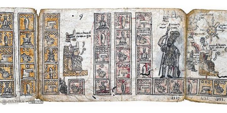 De Azteken tekenden hun aanvaringen met de Spaanse conquistadors op in de codices. 