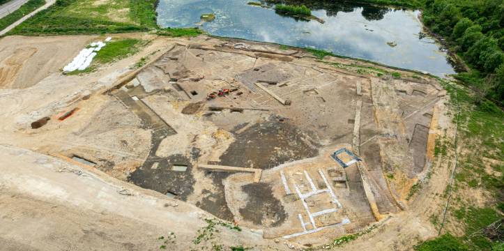Het gehele blootgelegde complex