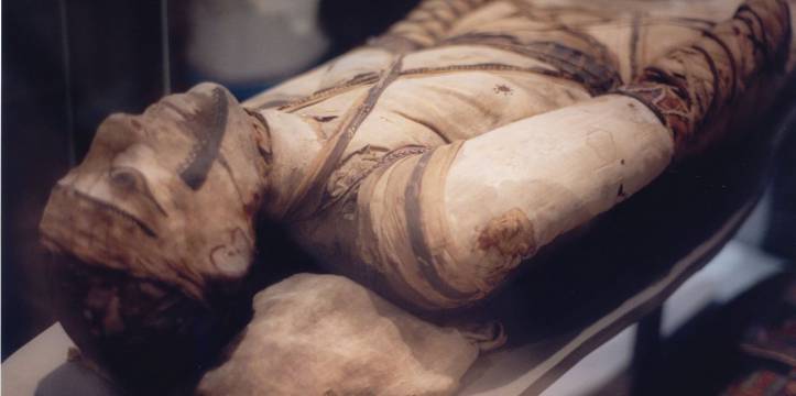 Mummie in het Brits Museum