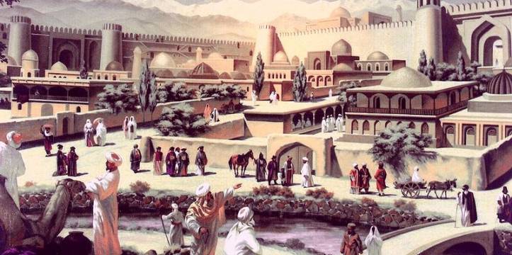 Eeuwenoude stad in Kazachstan. Afbeelding - BernardTom Eeuwenoude stad in Kazachstan. Afbeelding - BernardTom