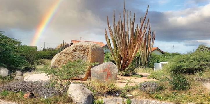 Fototentoonstelling: Rotsschilderingen van Aruba