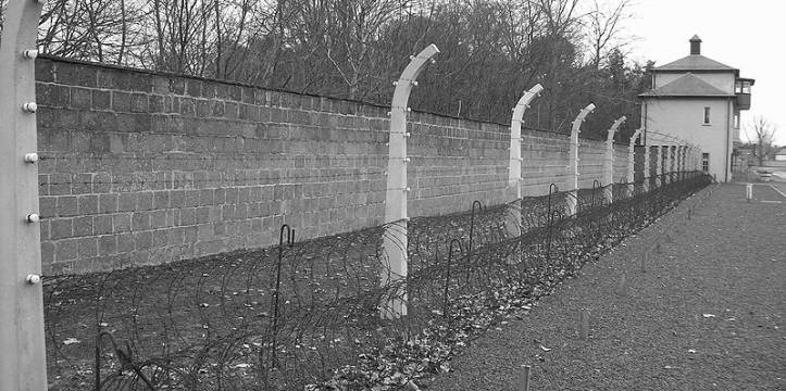 Een concentratiekamp in Sachsenhausen 