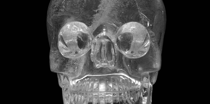 Kristallen schedel uit the British Museum.