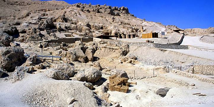 De necropolis van Draa Abul Naga