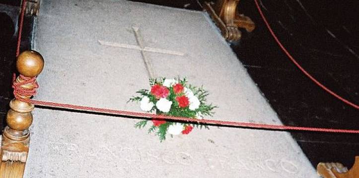 Het graf van Francisco Franco in het Vallei van de Gevallenen