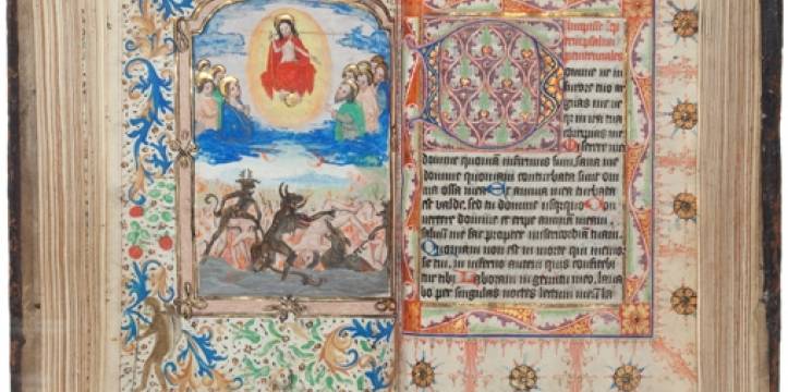 Tentoonstelling middeleeuwse handschriften in Huis Bergh