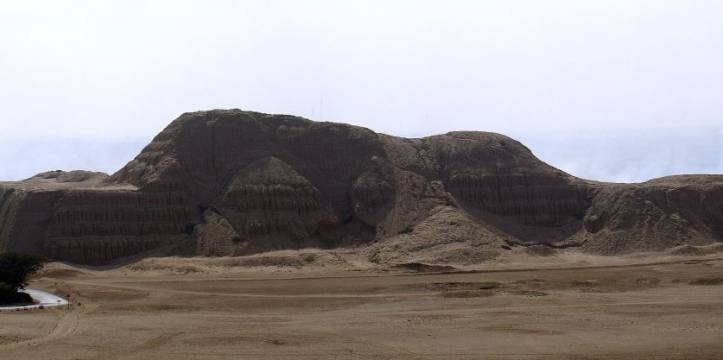 Huaca del Sol, de Tempel van de Zon, in Peru. Beeld door Martin St-Amant via Wikimedia. Huaca del Sol, de Tempel van de Zon, in Peru. Beeld door Martin St-Amant via Wik