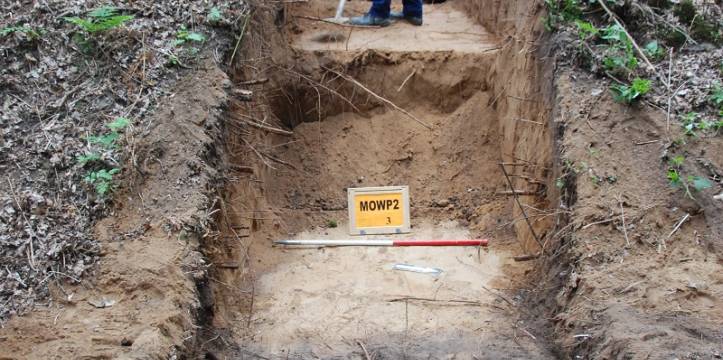 Loopgraven WOI in Nederland Loopgraven WOI in Nederland