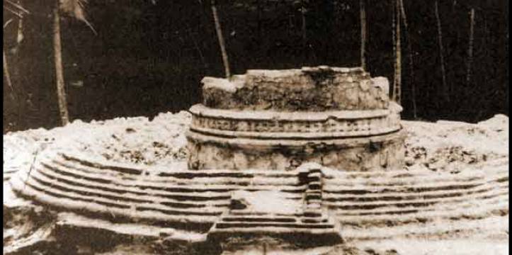 Pre-islamitische Boeddhistische stupa op de Maldiven
