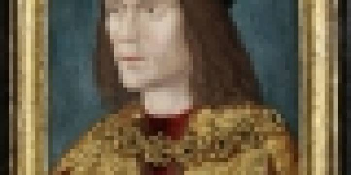 Het vroegst bekende portret van Richard III. Het lijk van Richard III ligt begraven onder een parkeerplaats in Leicester.