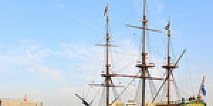 VOC schip. Fotograaf: FaceMePLS VOC schip. Fotograaf: FaceMePLS