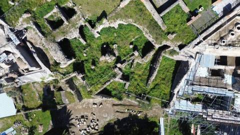 Luchtfoto van het onderzochte gebied