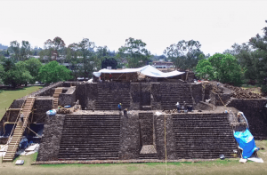 aztekentempel in mexico onder piramide gevonden