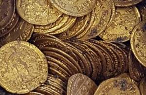 In Theater Cressoni werden honderden gouden munten uit de Romeinse Tijd aangetroffen