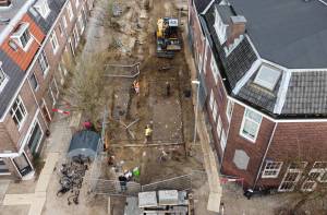 Middeleeuwse nederzetting gevonden onder Utrechtse straat