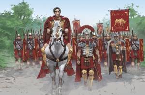 De veldtocht was ook een Romeinse ontdekkingsreis door het rivierrijke uiterste noordoosten van Gallië. 