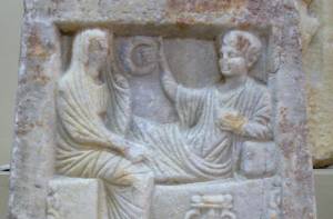 Een Griekse graftele uit Chalcedon, afkomstig uit de eerste eeuw v.Chr.