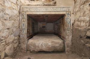 De Tombe van Teti Neb Fu werd ontdekt in de Egyptische necropolis Saqqara en is circa 4.100 jaar oud.