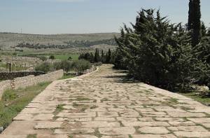 Romeinse weg in Syrië