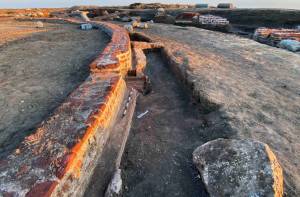 Deel van het opgegraven circkelvormige complex
