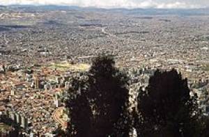 Panorama van Bogotá