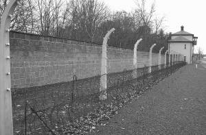 Een concentratiekamp in Sachsenhausen 