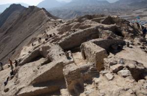 De archeologische vindplaats in Afghanistan. (Beeld: Jerome Starkey)