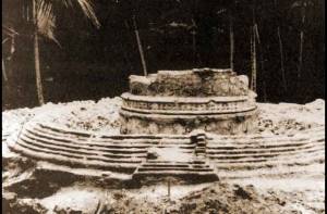 Pre-islamitische Boeddhistische stupa op de Maldiven