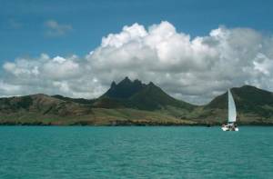 Het eiland Mauritius (bron Wikimedia Commons - Mohammed Al-Naser)