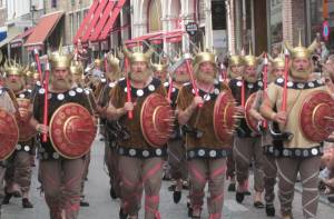 Re-enactment Vikingen in Brugge