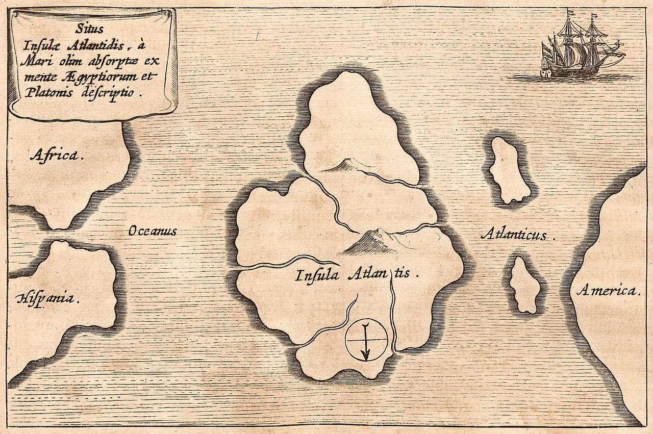 Kaart Atlantis